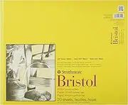 Strathmore 300 Series Bristol Smooth Pad, 14"x17" Tape Bound, 20 Sheets
