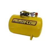 Aeroflow Brand 5 Gallon Steel Portable Air Tank Yellow 125 Psi Max