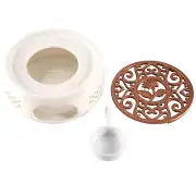 Ceramic Teapot Warmer Holder Base Tea Warmer Insulation Base Tea Coffee9134