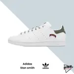 ADIDAS STAN SMITH J 大童 白綠 刺繡布標 三葉草 史密斯 愛迪達 ID7220【彼得潘】