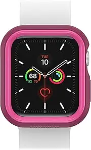 OtterBox Watch Bumper for Apple Watch Series SE (2nd/1st gen)/6/5/4-44mm, Shockproof Drop-Proof Slim Protective Case for Apple Watch Screen and Edges, Pink