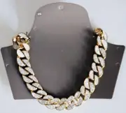 RIVER ISLAND Ladies CUBAN LINK CHAIN Gold/Silver Toned Necklace NWT
