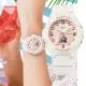 【CASIO 卡西歐】BABY-G 夏季海灘 漸層錶盤 美人魚尾指針 白沙 42.4mm(BGA-320-7A1)