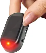 Security CCTV Dome, Car Solar Power Simulated Alarm, Car LED Light Security System Warning, Anti-Theft LED Flashing Security Light Fake Lamp SURVEILLANCEE, Car Warning Interior Safety Lighgt