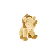 Linen House Kids Trevor Triceratops Plush Toy Stuffed Cushion 22x18cm Brown