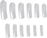 Ipetboom Diy Nail Art Kit Pcs Nail Tips Sizes for Acrylic Gel Fiberglass Accessories