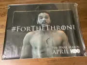 GAME OF THRONES - ORIGINAL ROLLED VINYL SUBWAY POSTER JON SNOW
