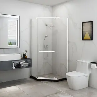 特賣- 帝王潔具鋁合金整體淋浴房隔斷衛生間一體干濕分離防爆玻璃門衛浴