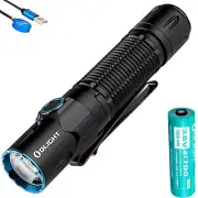 Olight Warrior 3S High Beam Tactical Flashlight - Black