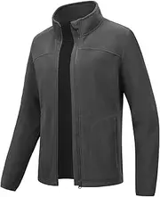 [TBMPOY] Womens Polar Fleece Jacket Full Zip Lightweight Winter Jackets with 4 Pockets Warm Hiking Outdoor Thermal Coat