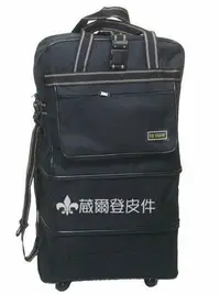 在飛比找Yahoo!奇摩拍賣優惠-【熱賣精選】三層折疊旅行袋旅行箱五輪行李袋可側背登機箱批發袋