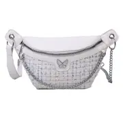 Chest Belt Purse Sequins Shiny Waist Bag Girls Shoulder Portable Butterfly