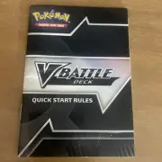 Pokémon V battle Deck Quick Start Rules Booklet
