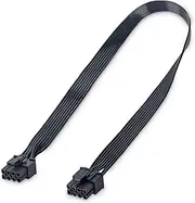 YieJoya PCIE Cable for Seasonic, PSU 8 Pin Male to PCIe 8 Pin (6+2) Male for Seasonic Modular Power Supply (60cm)