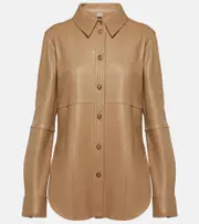 [Toteme] Toteme Leather shirt AU 2 beige