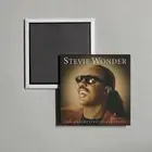 Stevie Wonder - The Definitive Collection Album Cover Locker Fridge Magnet