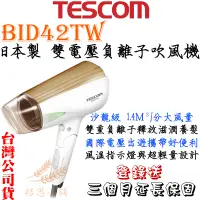 在飛比找蝦皮購物優惠-【現貨 免運】TESCOM BID42TW TID6JTW 