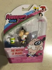 The Powerpuff Girls Mayor of Townsville Action Doll Figurine Figure