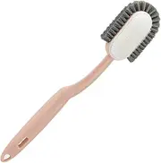 SHERCHPRY Home Scrub Cleaning Brush Practical Long Handle Scrub Brush for Effortless Cleaning Comfortable Grip High Temperature Resistant Plastic for Home Use