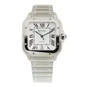 Cartier Santos de Cartier Stainless Steel Silver Dial WSSA0018
