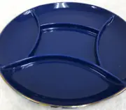 Tabitha Brown Divided Plate Stoneware 13 1/2in DIA