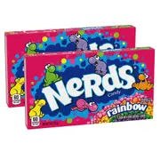 Nerds Rainbow 141g Box Theatre Box - 2 Box Pack American Candy