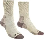 [Bridgedale] Women's Lightweight Boot Height-Merino Comfort Socks