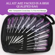 BOENFU Torx Screwdriver Set 13 PCS Heavy Duty Security Purple