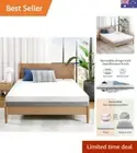 Cooling Gel Double Memory Foam Mattress, Flippable Bed, Medium & Firm Comfort...