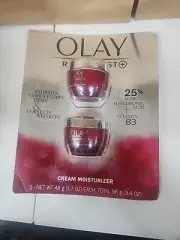 NEW Olay Regenerist Plus Micro Sculpting Moisturizer 2 Pack 1.7oz Each 3.4 Total