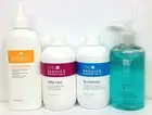 Cnd Shellac 4pcs set - Cuticle away 6oz+ Cool Blue+ ScrubFresh+ Offly Fast 8oz