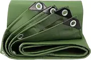Waterproof Tarpaulin with Reinforced Grommets 1x1.5m 1.2x1.5m 1.8x2.4m 2x3m 3x4m Heavy Duty Tarp Sheet Cover for Multipurpose Outdoor, Roof, Camping Shed Cover, Canvas(1.8x2.4m)