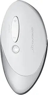 Womanizer W500 Clitoral Sucking Toy - with Swarovski - Clit Stimulator with 12 Suction Speeds - Waterproof Sucker Vibrator - Vibrating Adult Sex Toys for Women - White