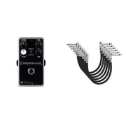 Keeley Compressor Plus Pedal, Black (KCompPlus) & Amazon Basics 1/4 Inch Guit...
