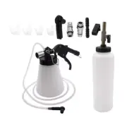 Pneumatic Fluid Extractor Set for Replacement of Automotive Brake Fluid Oil