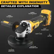 Dewalt DCG406NE 125MM 9000RPM Brushless Angle Grinder Cordless Cutting Machine
