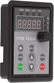 Inverter Control Panel VFD Frequency Converter Panel SKI780 Series Replacement Panel Control External Convenient RJ45 Interface White