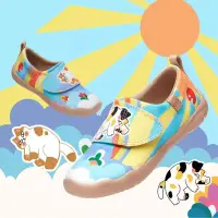 在飛比找Yahoo奇摩購物中心優惠-【uin】西班牙原創設計-肥貓美夢彩繪休閒童鞋K101001