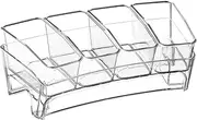 Prodyne Acrylic SB-6 Condiment Bar On Ice, Clear