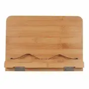 Bamboo Reading Rest Adjustment Tablet Cook Home Study Book Holder Foldable Stand