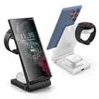 AU 3in1 Wireless Charger Station For Samsung Galaxy Watch Ultra 7 S25 S24 Note20