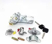 4pcs Complete Set Ignition Door Trunk Lock Barrel Cylinder, for Toyota, for Corolla, AE110 1996-2002 Car Door Lock