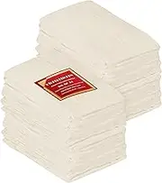 Utopia Kitchen [24 Pack] Flour Sack Tea Towels, 28" x 28" Ring Spun 100% Cotton Dish Cloths - Machine Washable - for Cleaning & Drying - Natural Tan