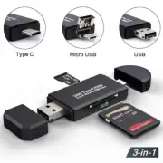 USB 2.0 Memory Card Reader USB Type C SD/Micro SD OTG Adapter SDXC SDHC MMC 4D8