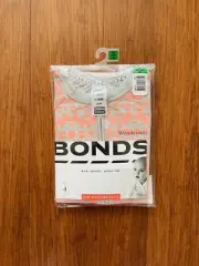 Bonds Baby Orange Tribal Pattern Grey Zip Wondersuit Size 000 BNIP