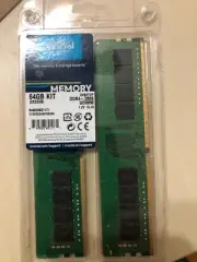 Crucial 64GB (2x 32GB) KIT DDR4- 2666 UDIMM 1.2VCL19