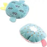 GANAZONO 2pcs Kitten Plush Fruit Toys Cat Interactive Chew Toy Catnip Pet Enrichment for Kitten Cat Play