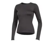 PEARL IZUMI WOMEN’S MERINO WOOL THERMAL LS BASE LAYER, PHANTOM, LARGE