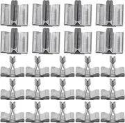 Gadpiparty 100Pcs Candle Wick Tabs Metal Wick Holders for Jar Candles Easy Centering Device for DIY Candle Making Compatible with Various Wick for Home Craft Projects