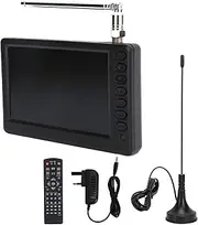 Vikye Portable Digital Television with USB Port and Memory Card Slot, 5 Inch Color TFT-LED Display for Camping and Travel, 1500mAh Rechargeable Lithium Battery